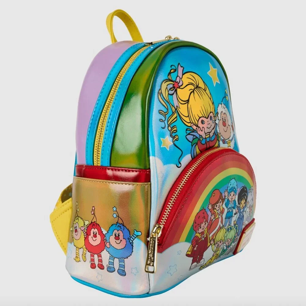 Loungefly Rainbow Brite & Color Kids Light-up Mini Backpack NWT